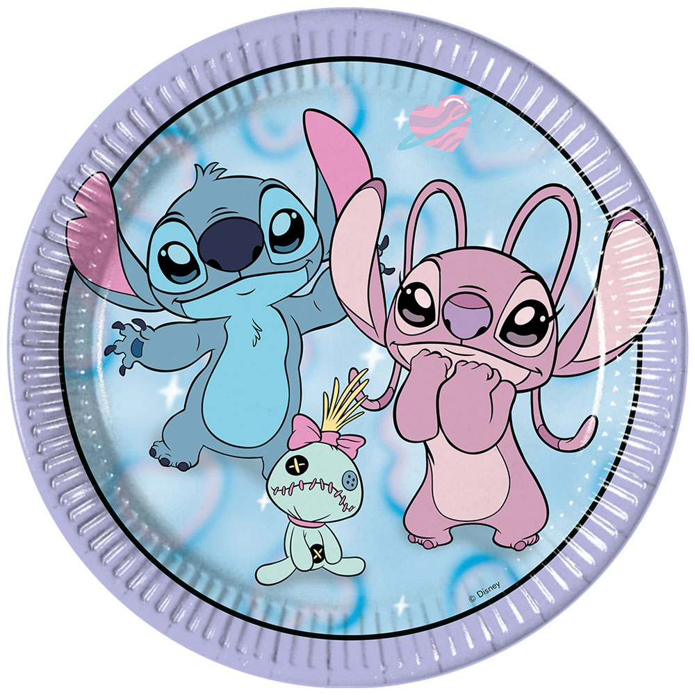 Stitch & Angel Tallrikar 8-pack