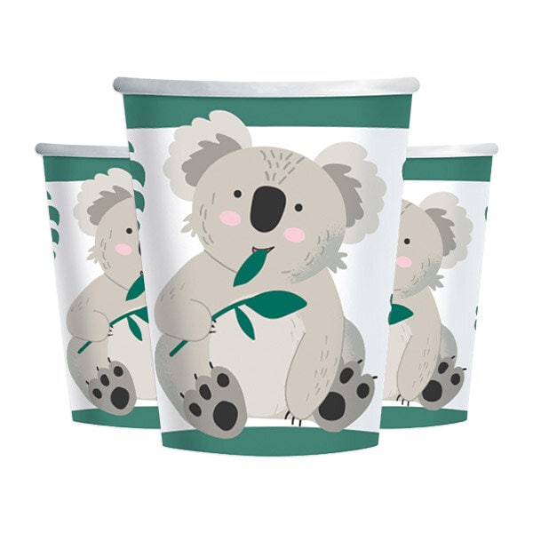 Koala - Pappmuggar 8-pack