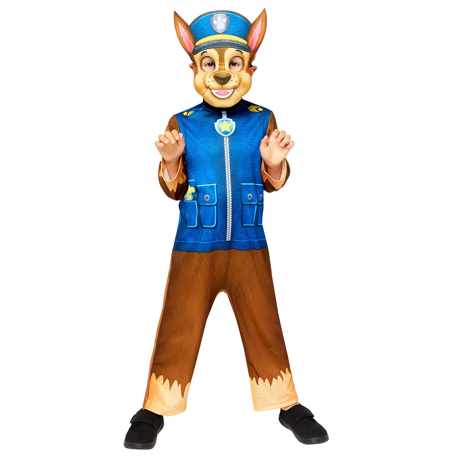 Paw Patrol - Chase Maskeraddräkt 3-6 år