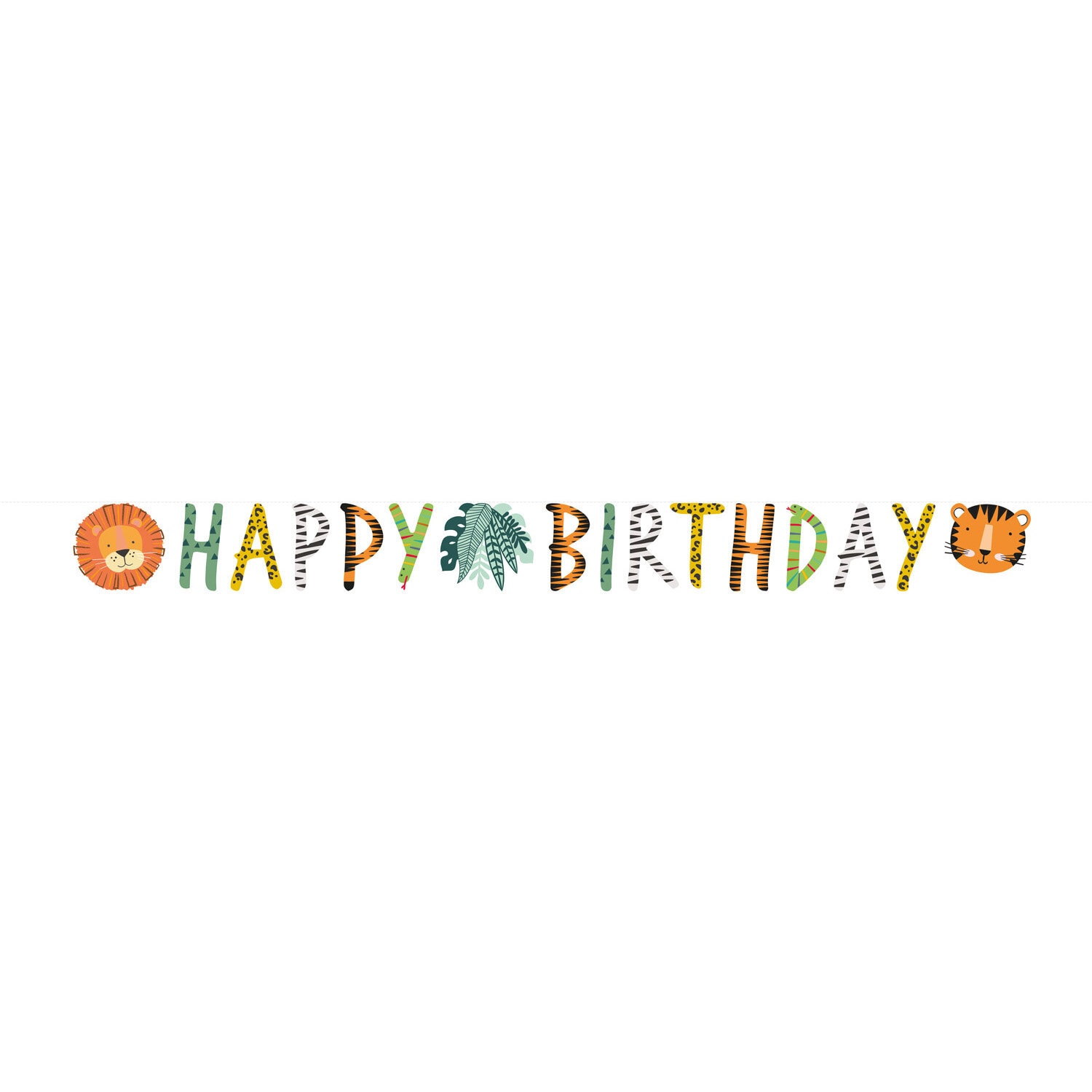 Safaridjur - Girlang Happy Birthday