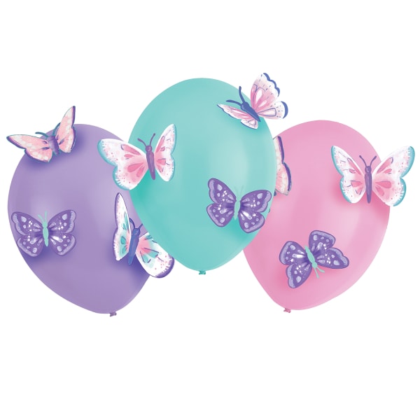 Ballonger 3D Fjärilar 3-pack
