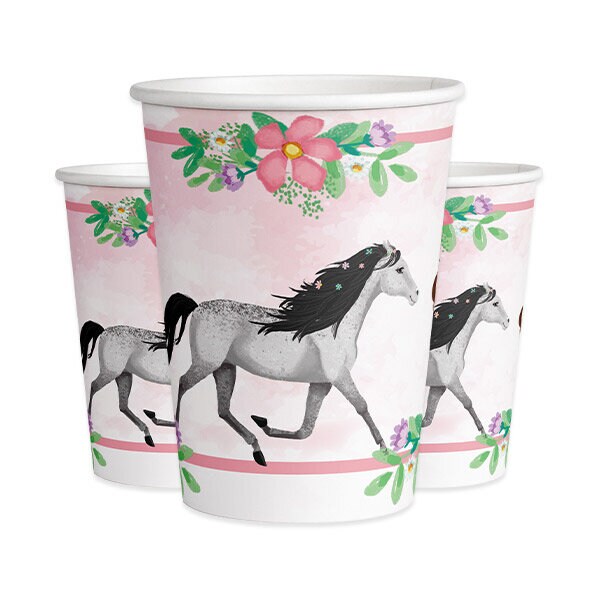 Beautiful Horses - Pappmuggar 8-pack