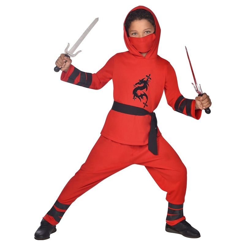 Ninja Warrior Maskeraddräkt Barn 4-8 år