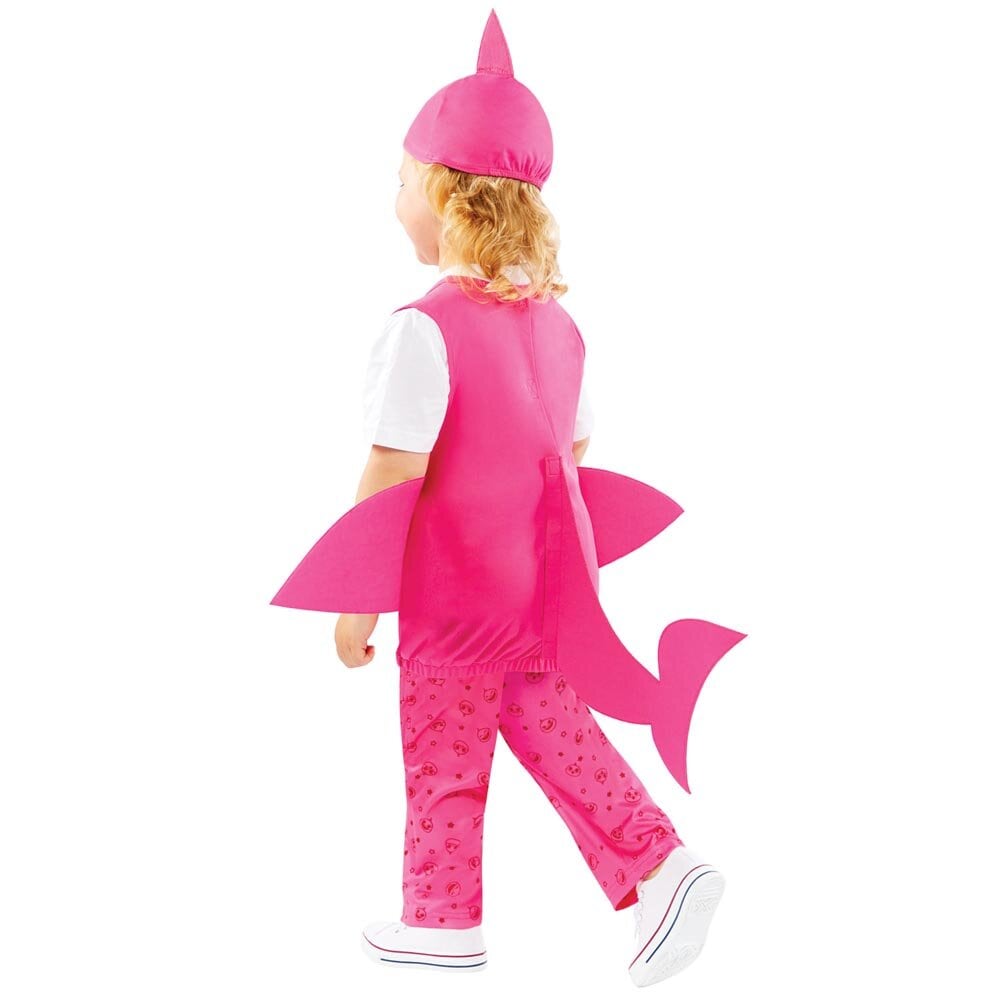 Baby Shark Rosa Maskeraddräkt Barn 3-4 år