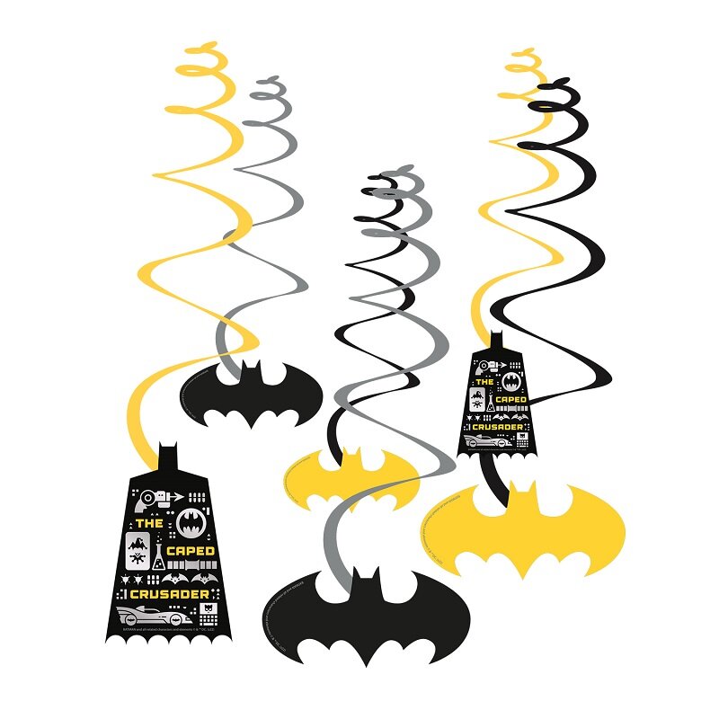 Batman Hero - Hängande dekorationer 6-pack