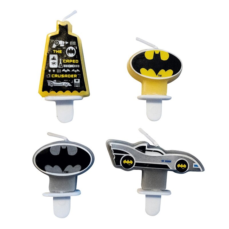 Batman Hero - Tårtljus 4-pack