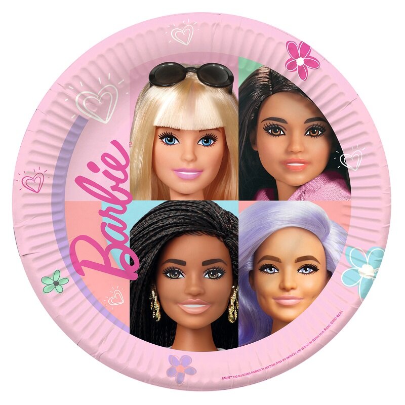 Barbie Sweet Life - Tallrikar 8-pack