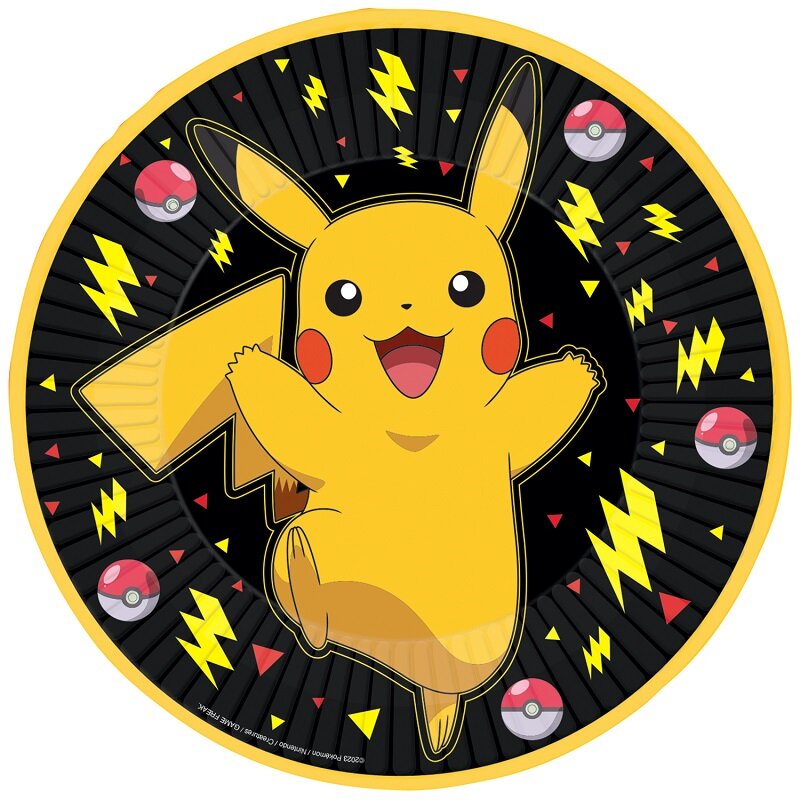 Pokémon Pikachu - Tallrikar 8-pack