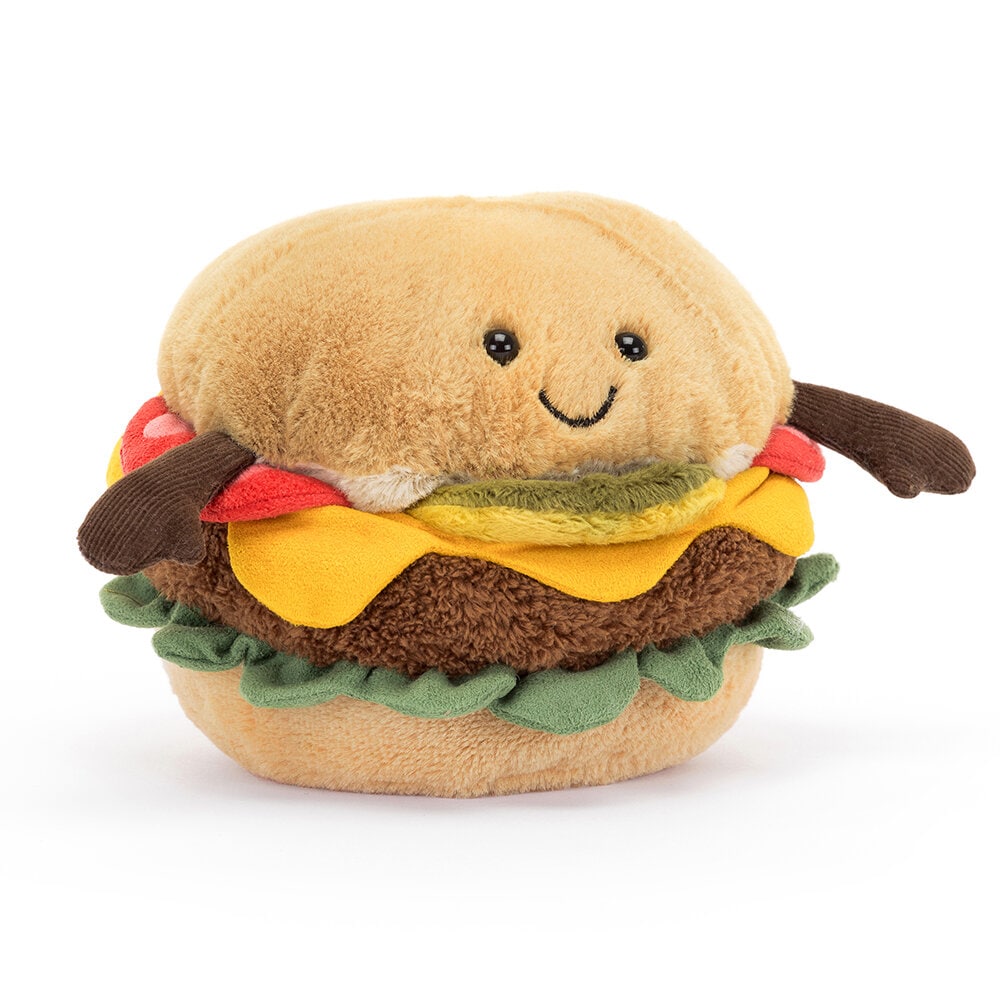 Jellycat - Hamburgare 11 cm