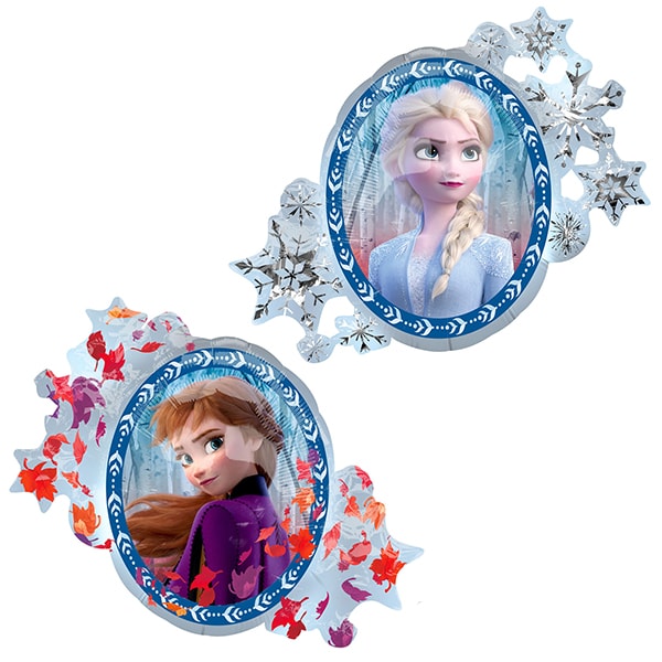 Frost 2 - Folieballong Elsa och Anna 76 cm