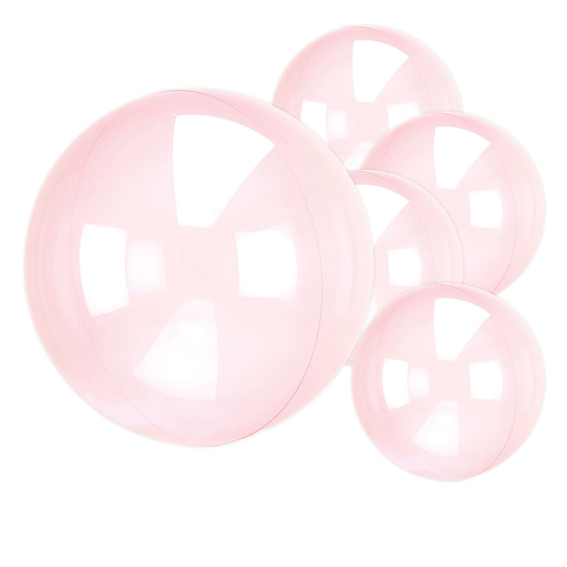 Clearz Crystal - Mörkrosa ballong 1-pack