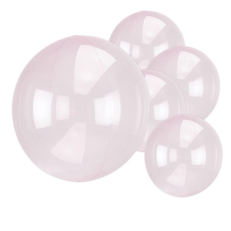 Clearz Crystal, Ljusrosa ballong 1-pack