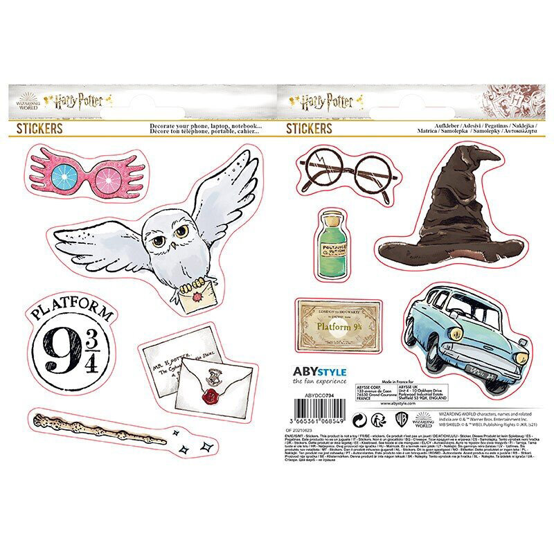 Harry Potter - Stickers Magical Objects 10-pack