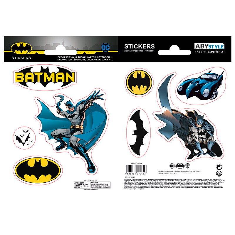 Batman - Klistermärken Hero 8-pack