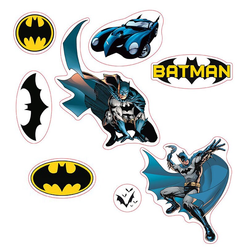 Batman - Klistermärken Hero 8-pack