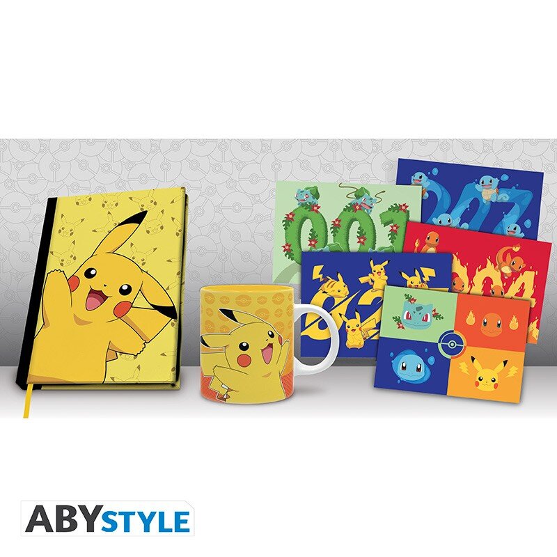 Pokémon - Presentkit Anteckningsbok & Mugg