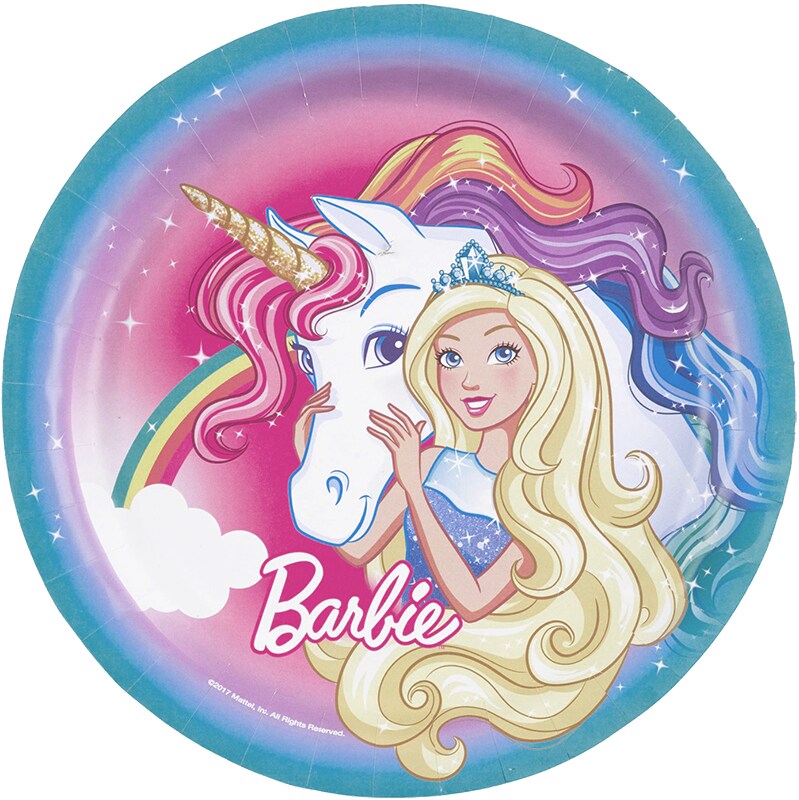 Barbie Dreamtopia - Tallrikar 8-pack