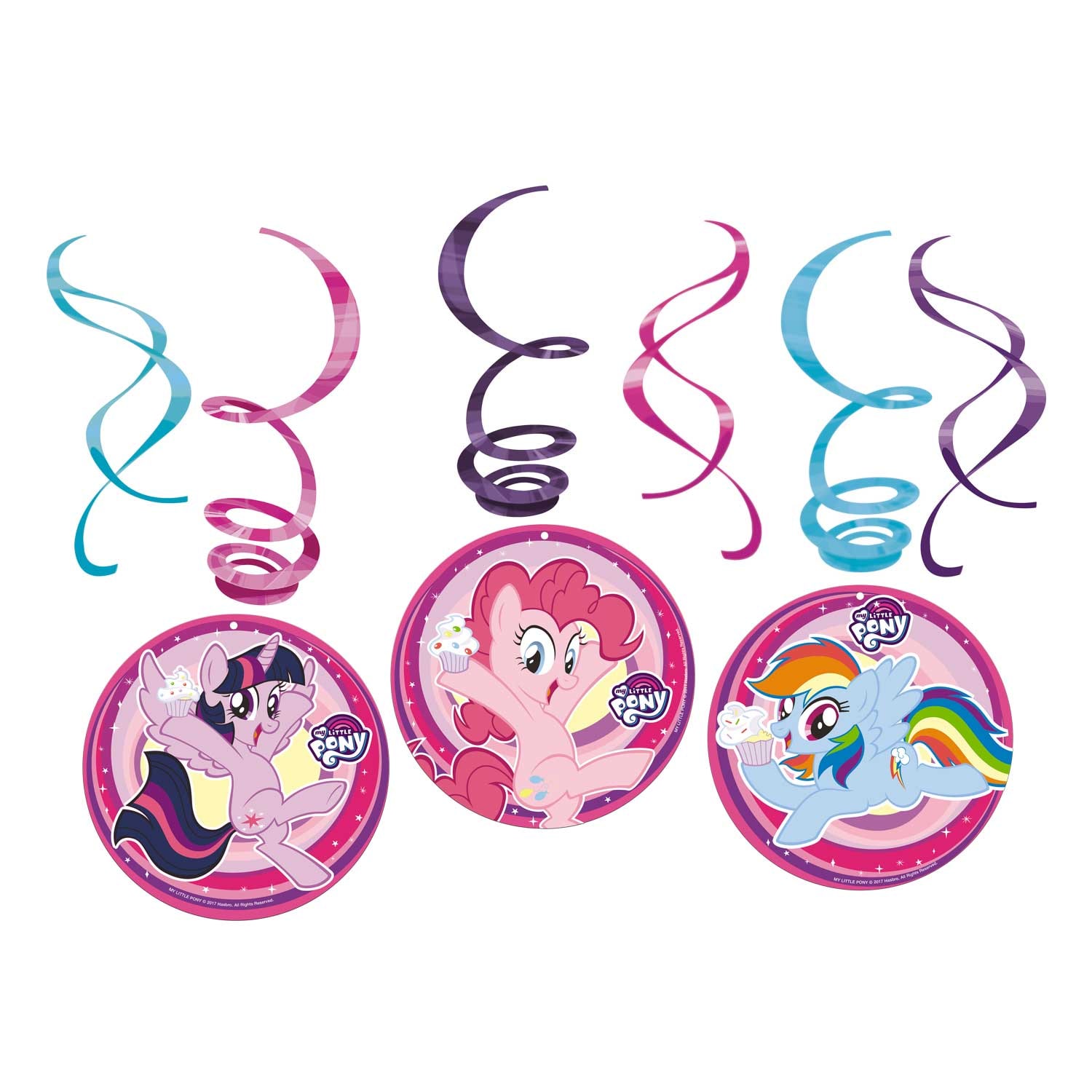 My Little Pony - Hängande Swirl Dekorationer