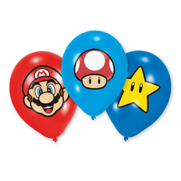 Super Mario - Ballonger 6-pack