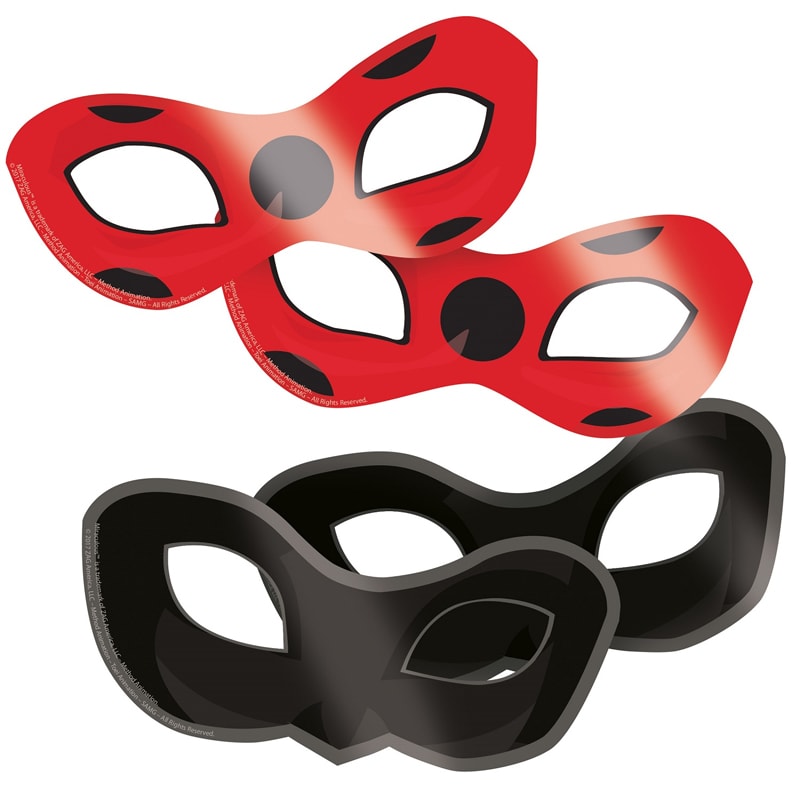 Miraculous Ladybug, Ögonmasker 8-pack