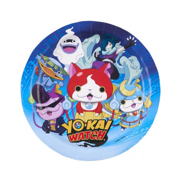 Yo-Kai Watch, Assietter 8-pack runda