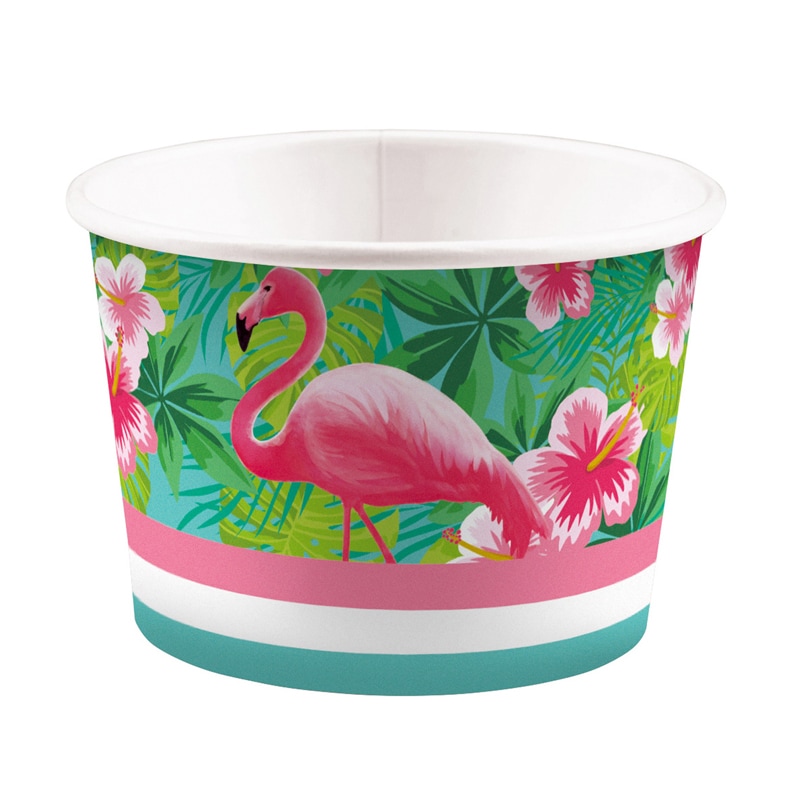 Flamingo Paradise, Glassbägare 8-pack