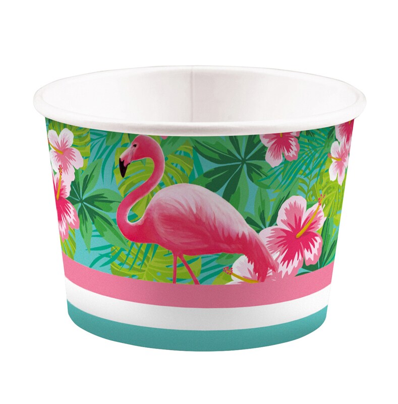 Flamingo Paradise, Glassbägare 8-pack