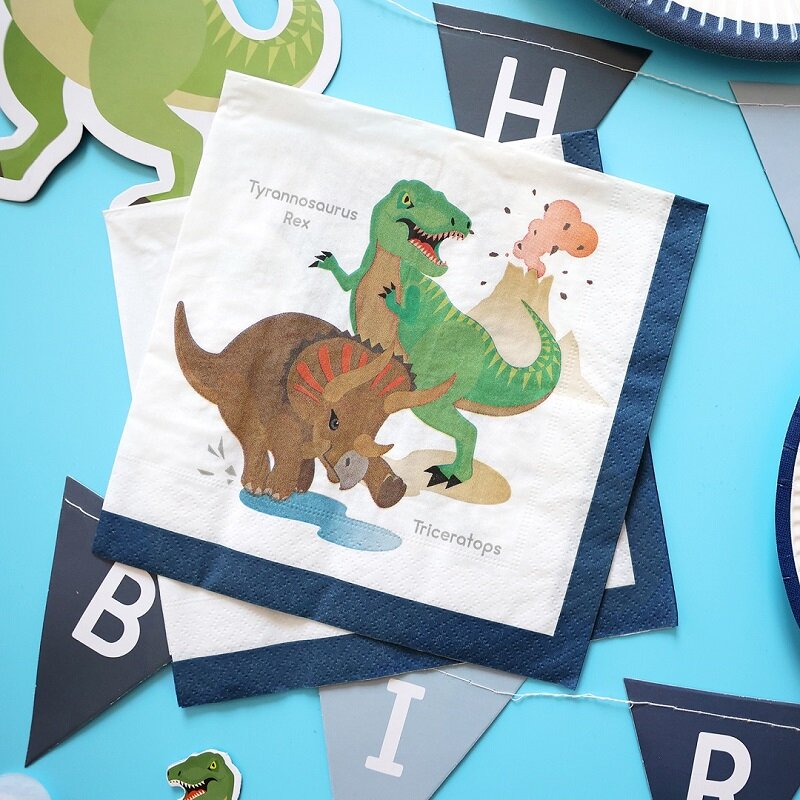 Happy Dinosaur - Servetter 20-pack