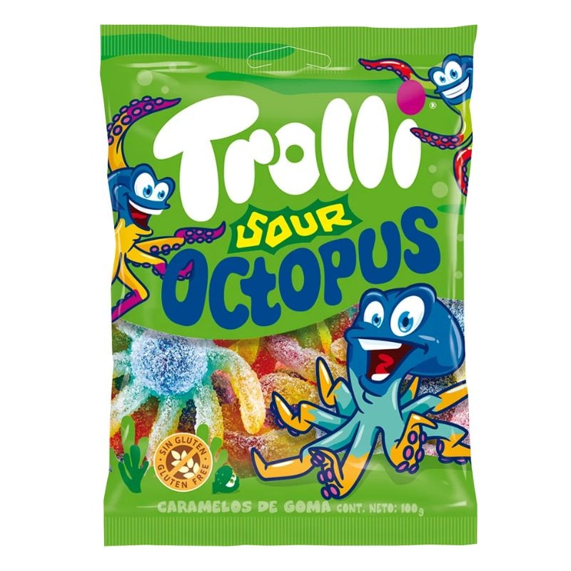 Trolli - Sura Octopus 100 gram