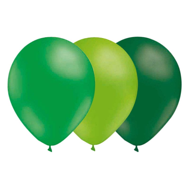 Ballongkombo, Grön-Limegrön-Mörkgrön 15-pack
