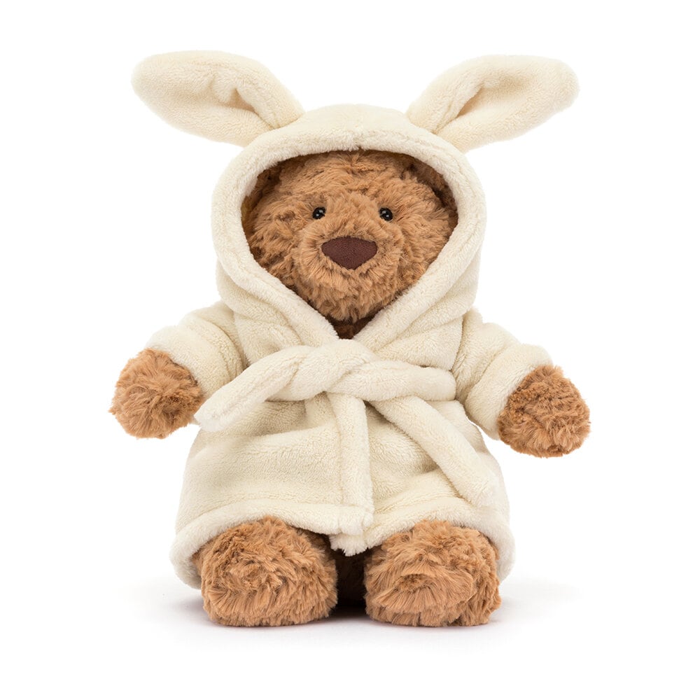 Jellycat - Teddybjörn i morgonrock 26 cm