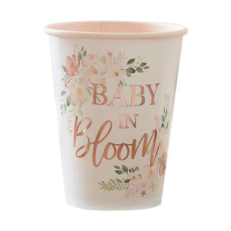 Baby in Bloom - Pappmuggar 8-pack