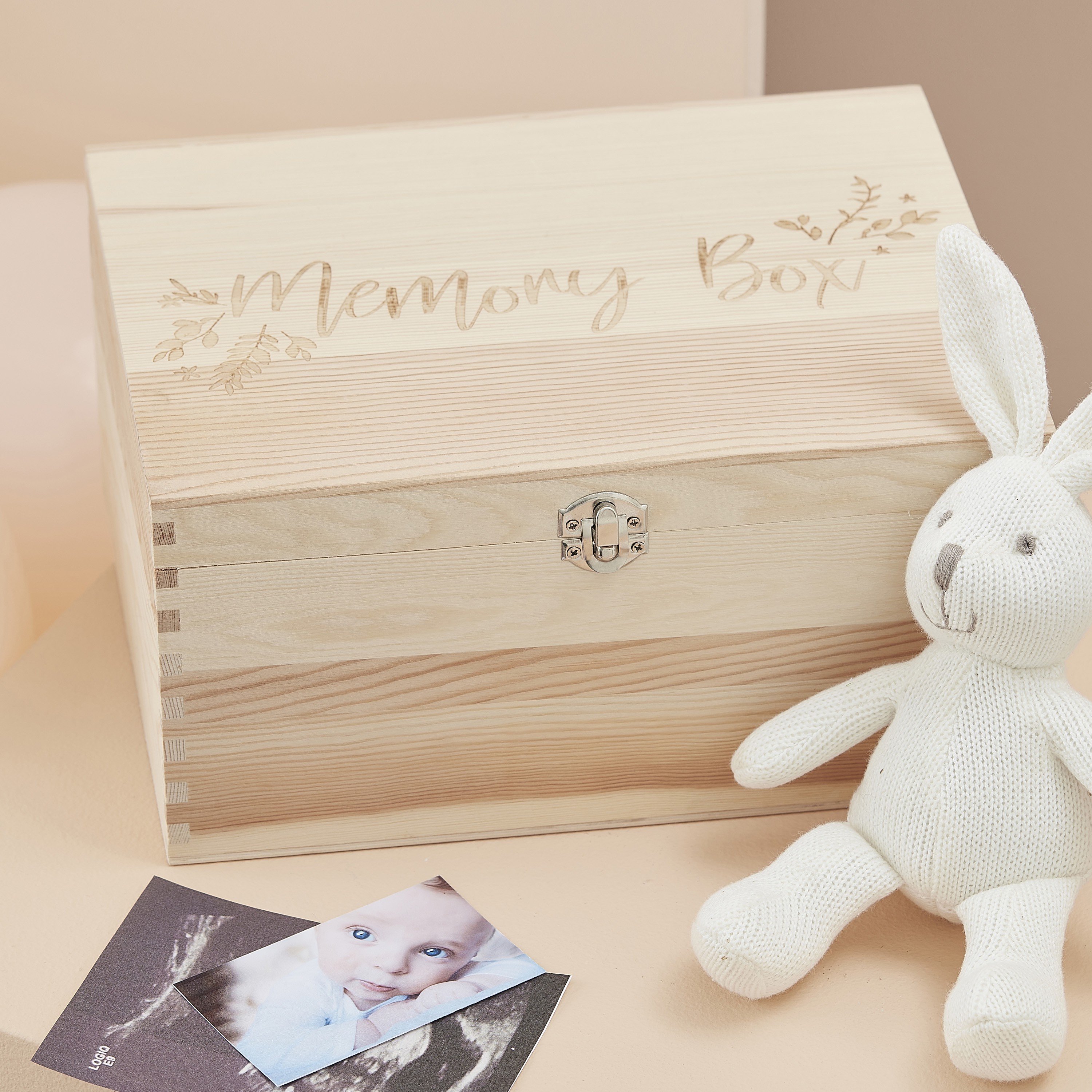 Baby Memory Box i trä