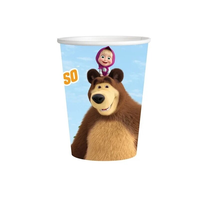 Masha och Björnen Pappmuggar 8-pack