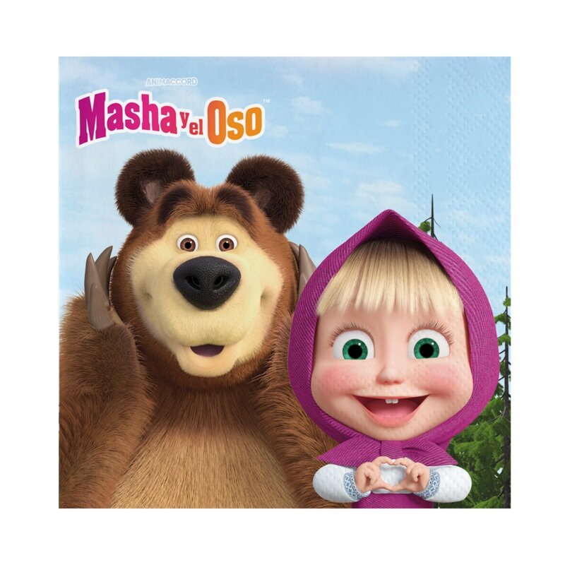 Masha och Björnen Servetter 20-pack