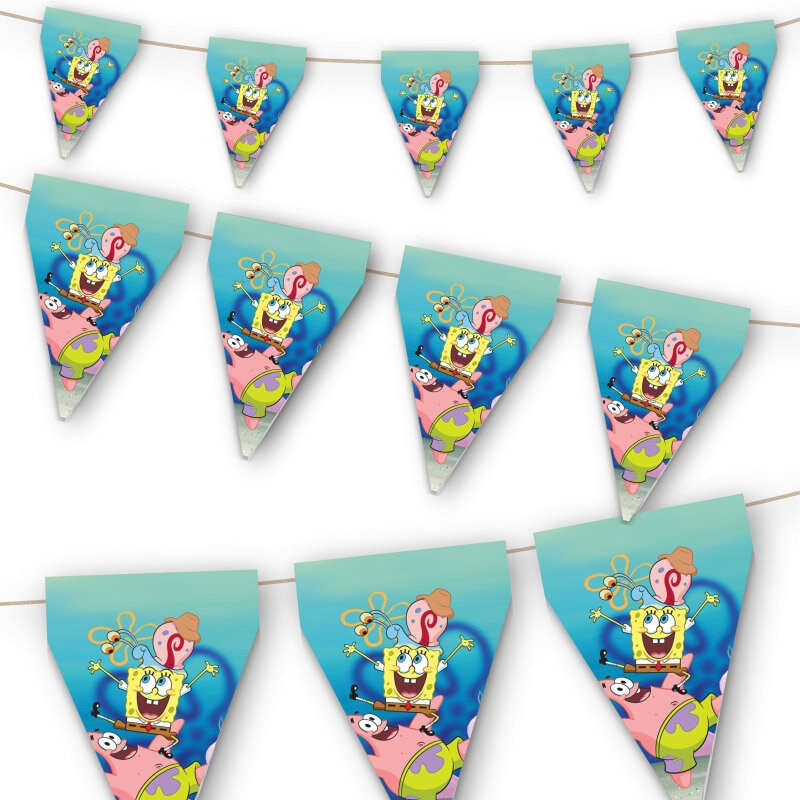 SvampBob - Flaggirlang 3 meter