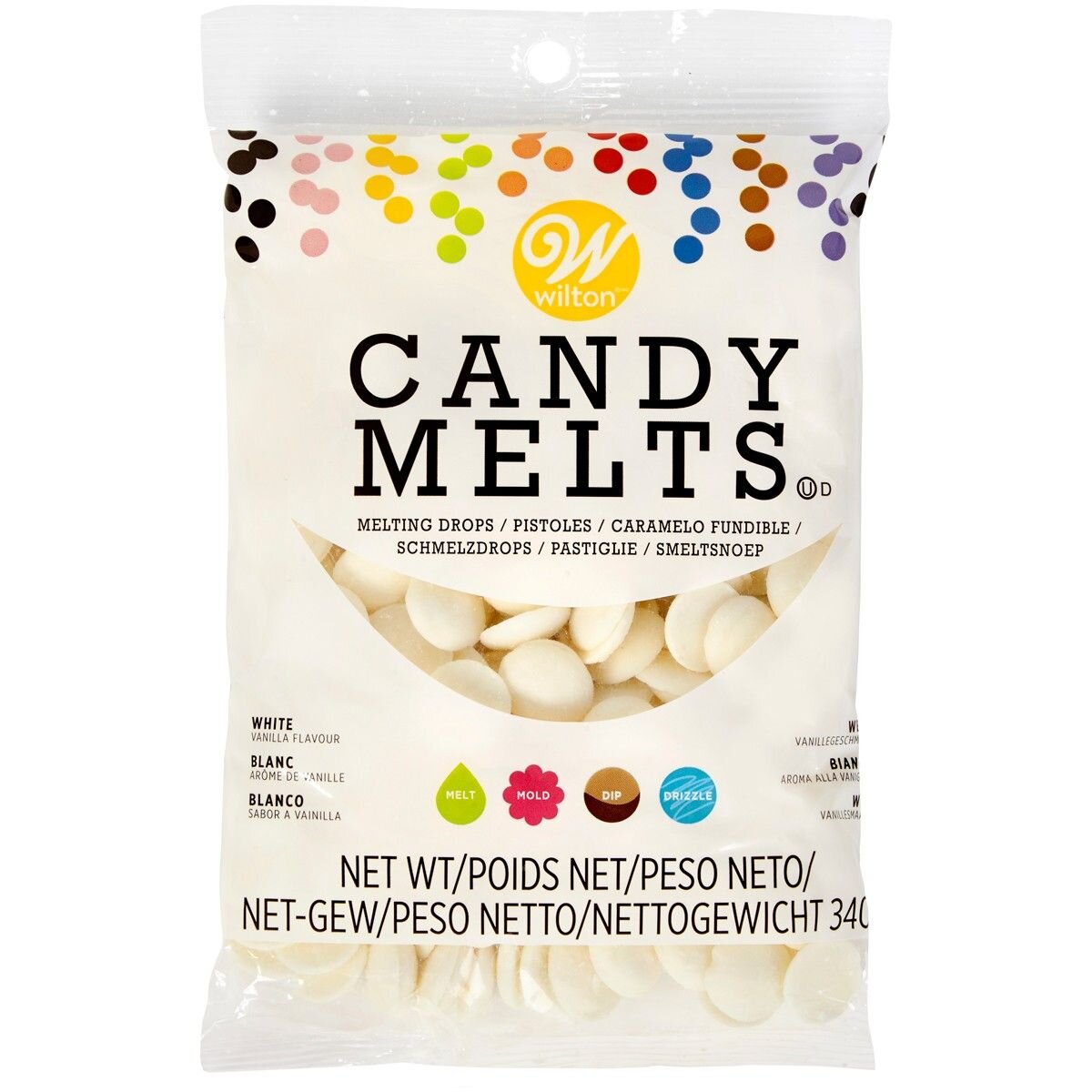 Wilton - Candy Melts vit 340 gram