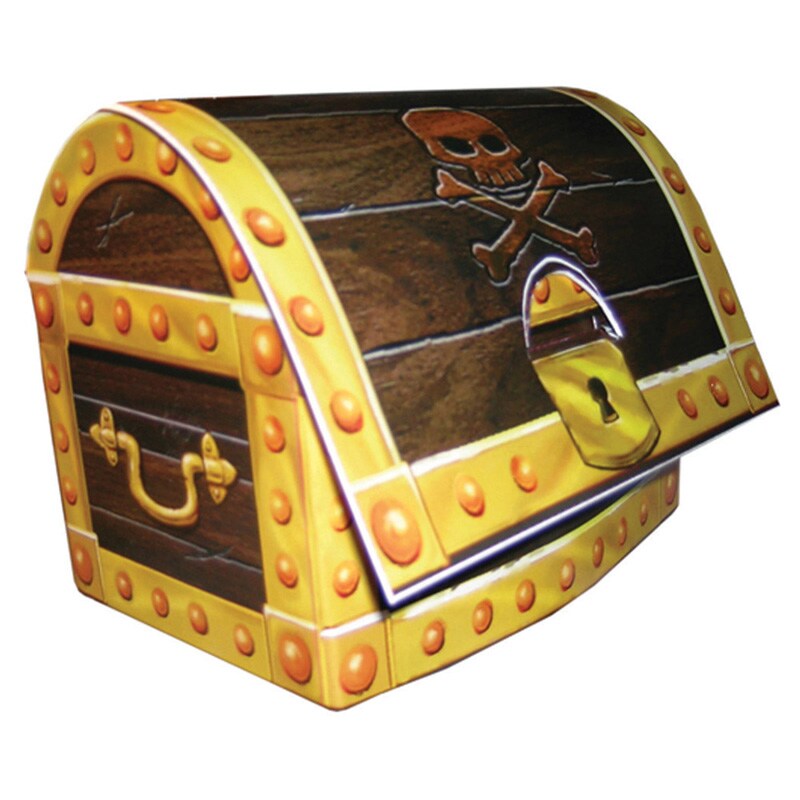 Pirates Treasure - Bordsdekoration 3D skattkista