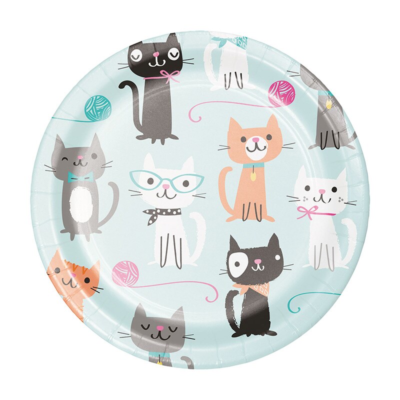 Cat Party - Assietter 8-pack