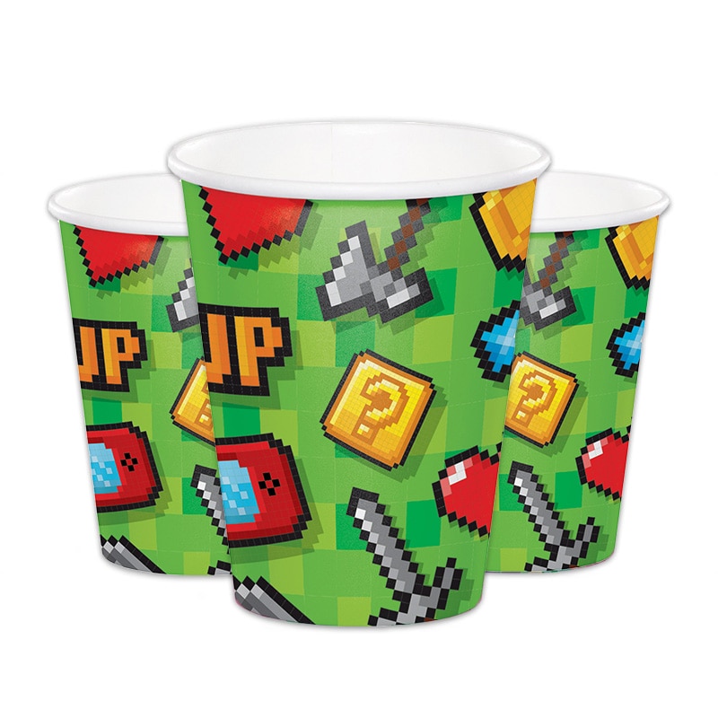 Gaming Party - Pappmuggar 8-pack