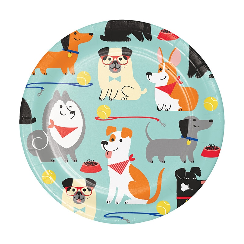 Dog Party, Assietter 8-pack