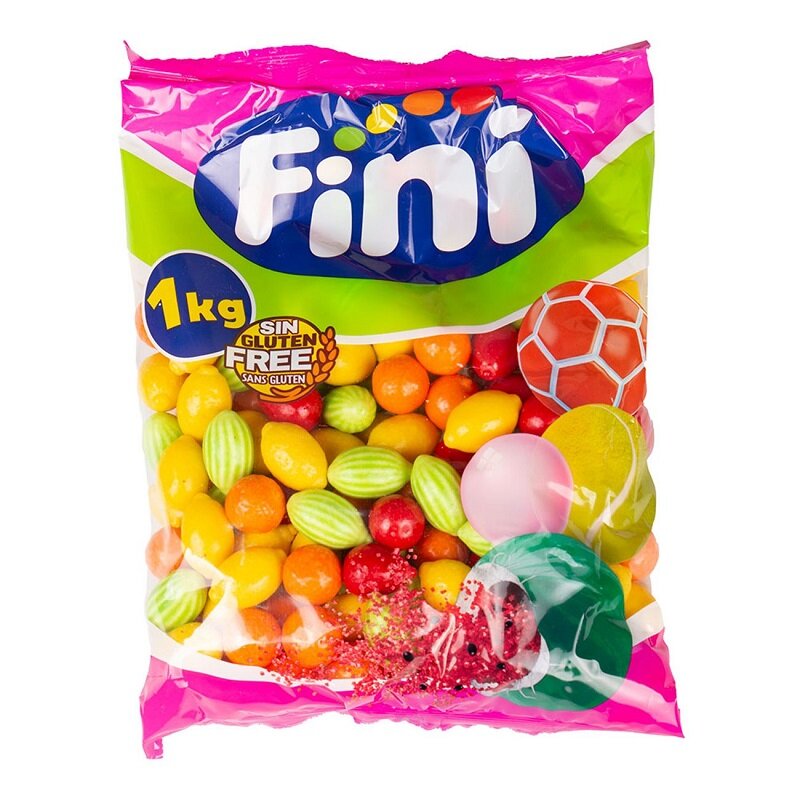 Tuggummin Frukter Storpack 1 kg