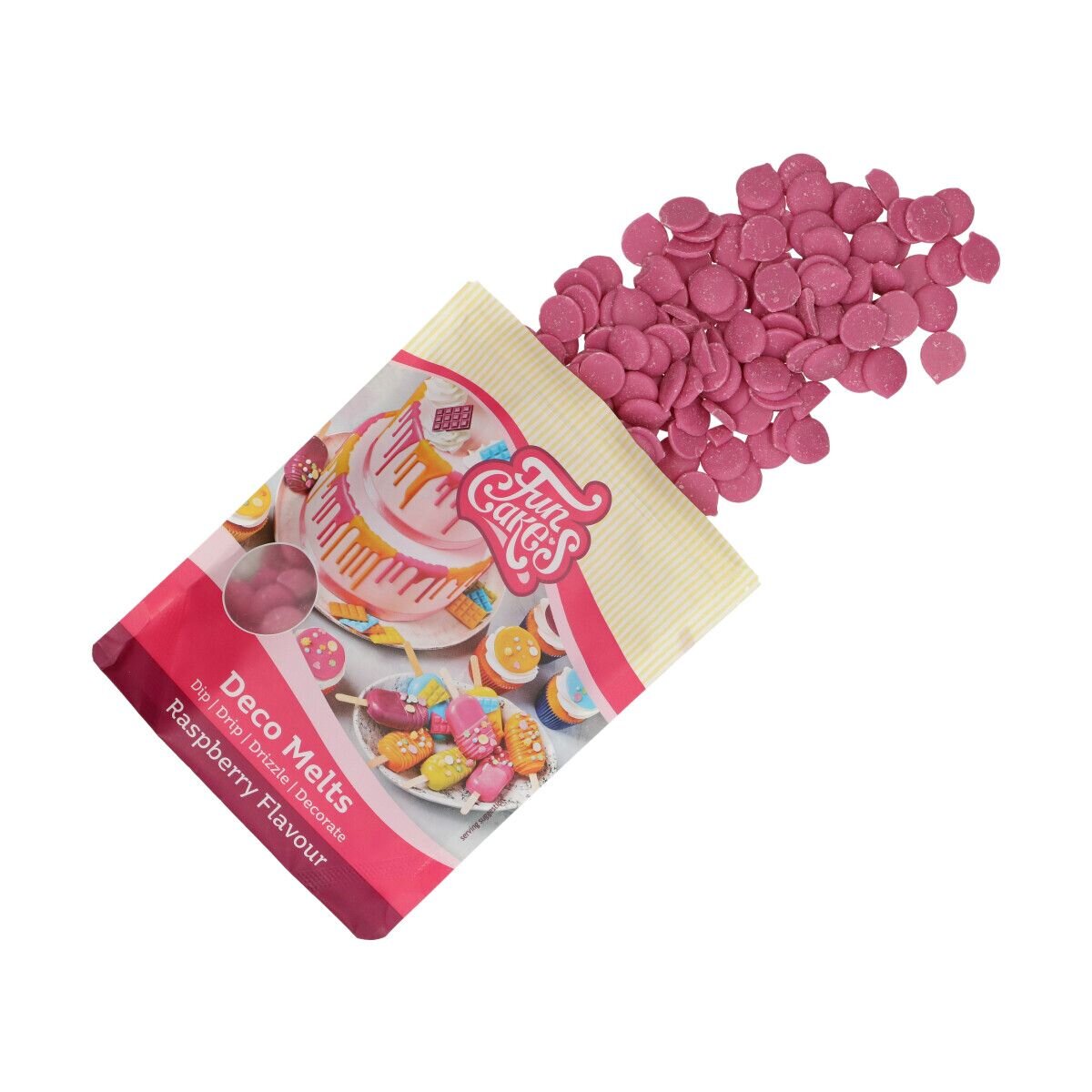 FunCakes - Deco Melts Hallon 250 gram