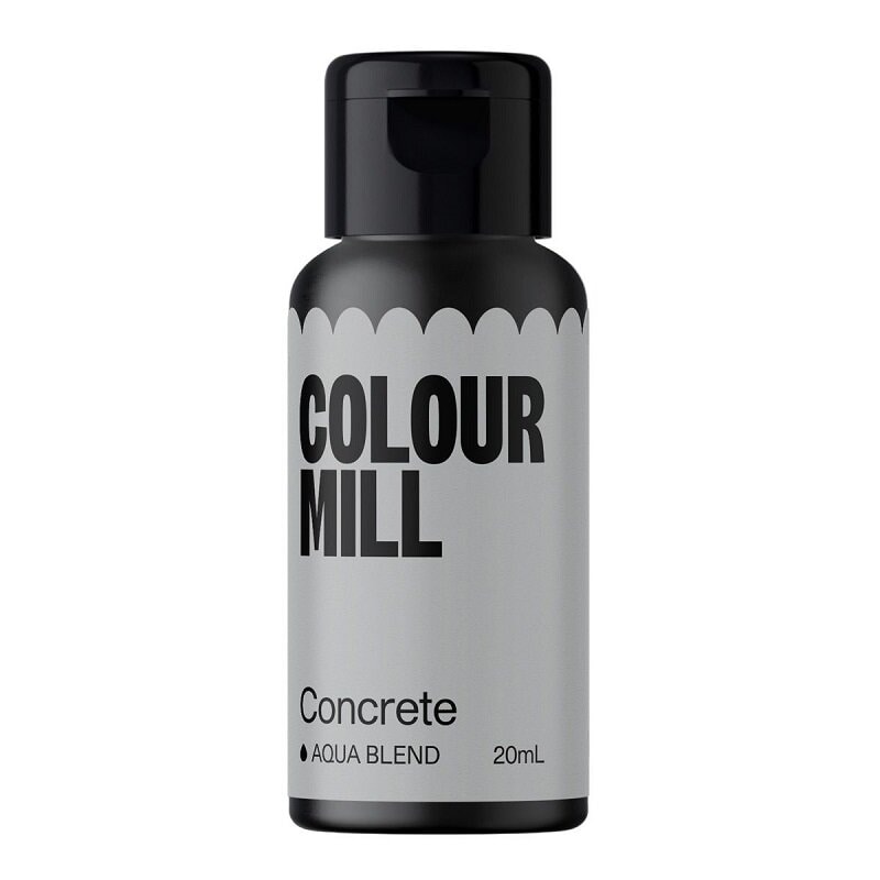 Colour Mill - Vattenbaserad ätbar färg grå 20 ml