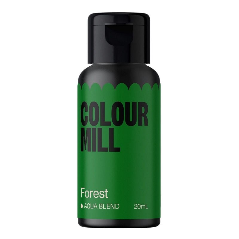 Colour Mill - Vattenbaserad ätbar färg mörkgrön 20 ml