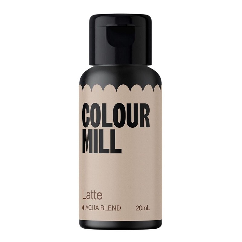 Colour Mill - Vattenbaserad ätbar färg latte 20 ml