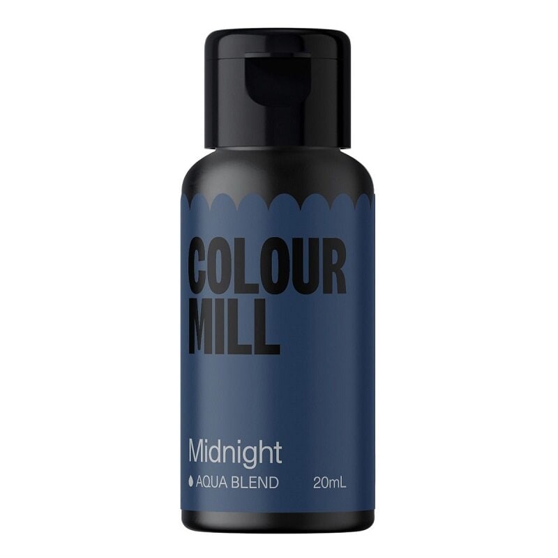 Colour Mill - Vattenbaserad ätbar färg midnight blå 20 ml