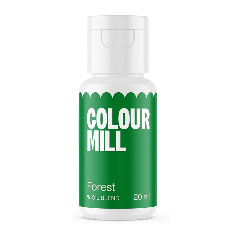 Colour Mill Oljebaserad ätbar färg mörkgrön 20 ml