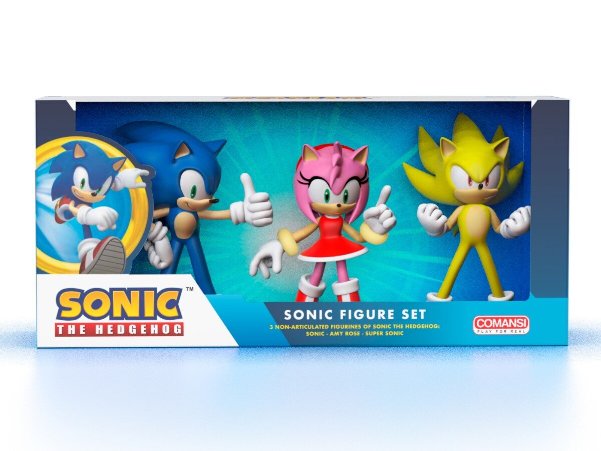 Sonic The Hedgehog - Samlarfigurer 3-pack