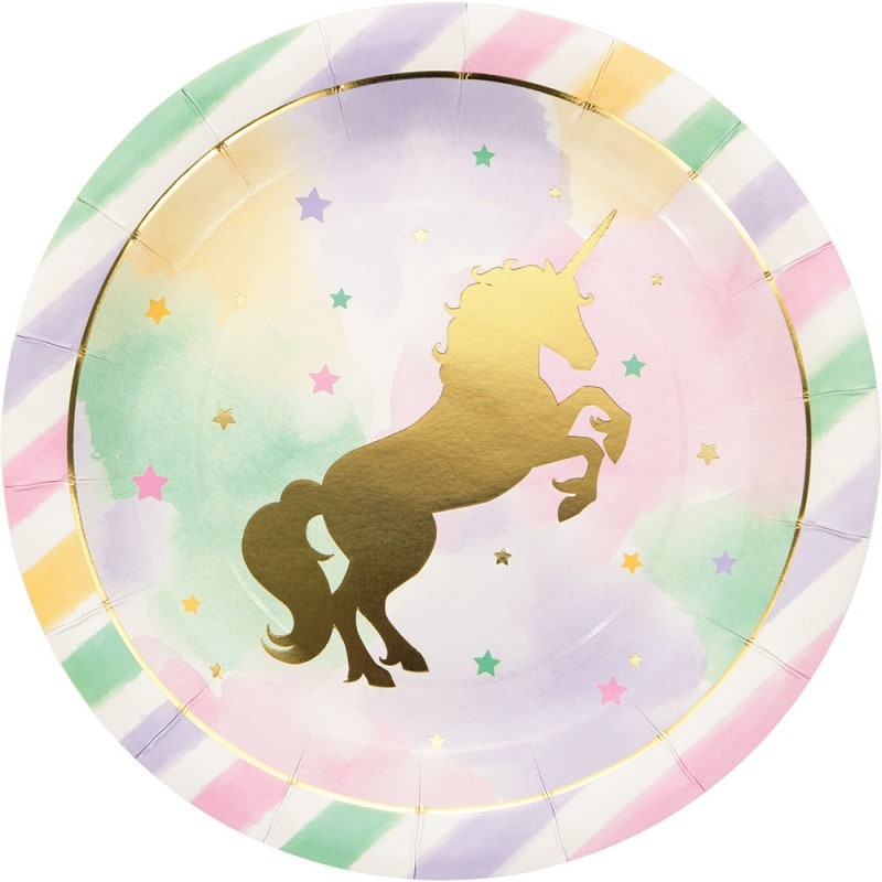 Unicorn Sparkle, Tallrikar 8-pack